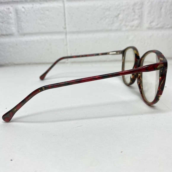 VTG Logo Paris Maroon, Green & Clear Mixed Plastic Eyeglass Frames H2635 - Picture 4 of 7
